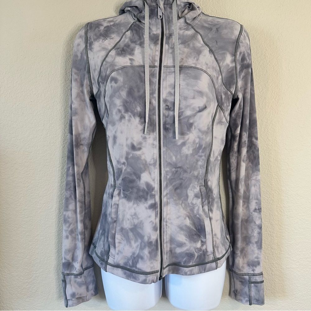 Lululemon Hooded Define Jacket Nulu Diamond Dye Size 6 EUC